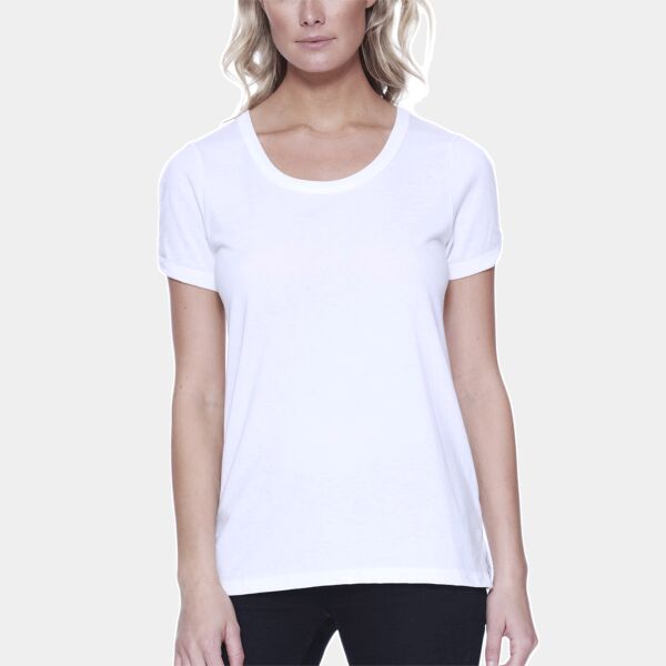 Ladies' Cotton/Modal Open Shoulder Thumbnail