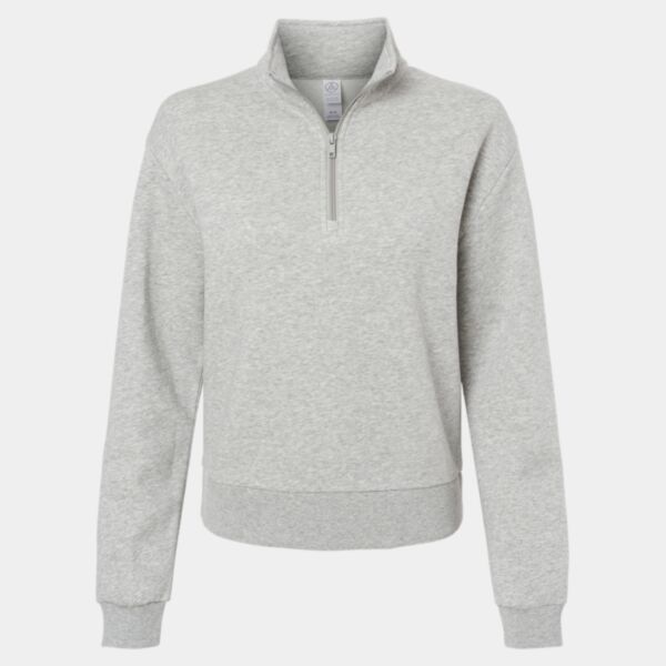Women's Eco-Cozy Fleece Quarter-Zip Sweatshirt Thumbnail