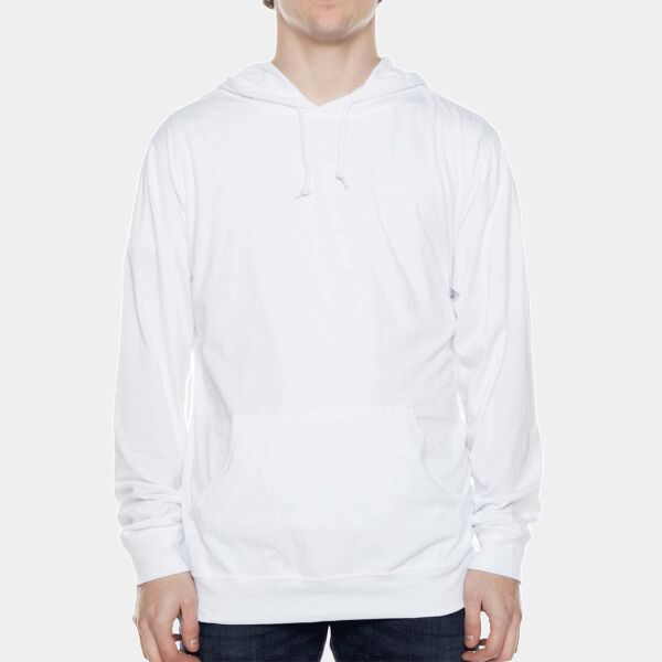 Unisex Long-Sleeve Jersey Hooded T-Shirt Thumbnail