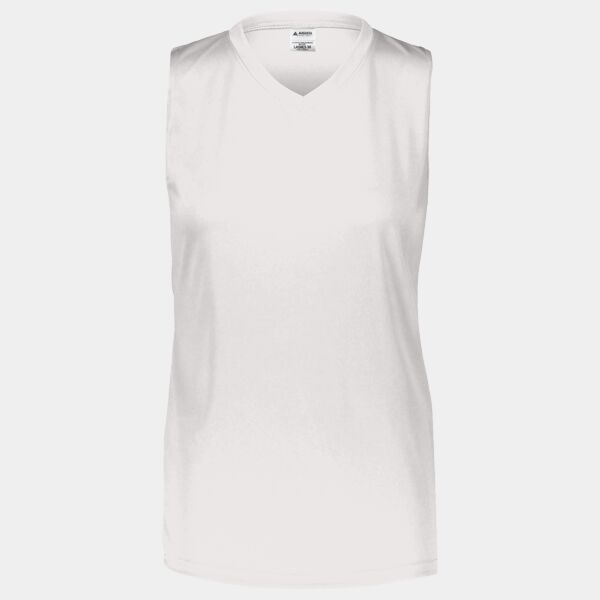 Girls Sleeveless Wicking Attain Jersey Thumbnail