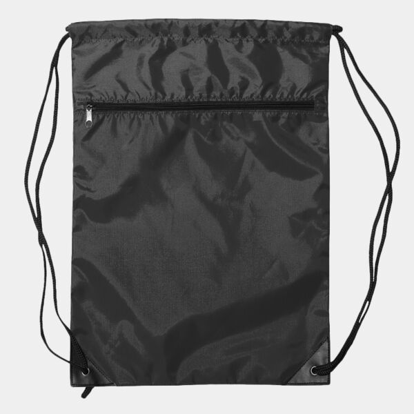Zipper Drawstring Backpack Thumbnail