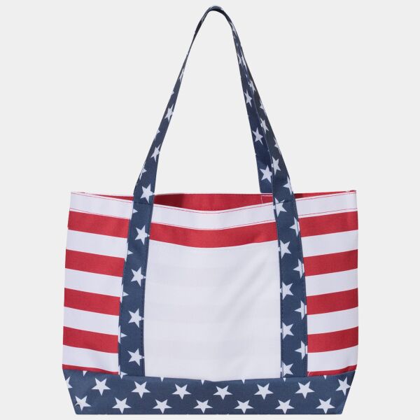 Patriotic Beach Tote Bag Thumbnail