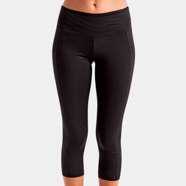 Ladies' Three-Quarter Performance Leggings Thumbnail