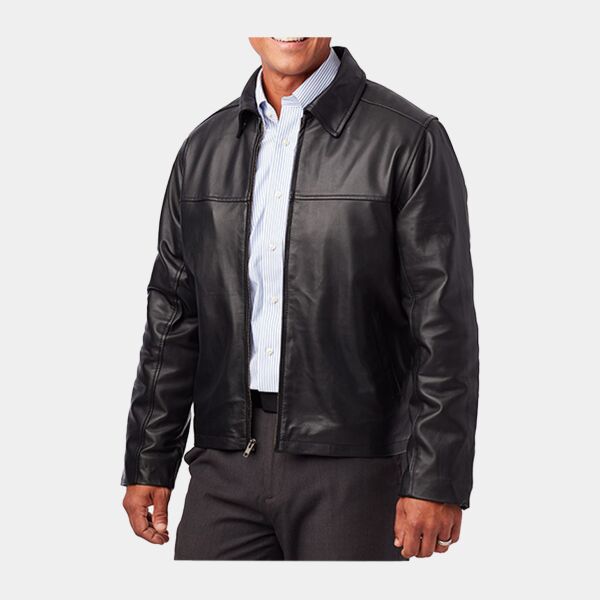 Napa Leather Driving Jacket Thumbnail