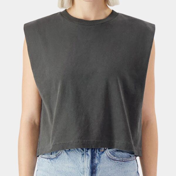 Ladies' Garment Dyed Muscle Tank Thumbnail