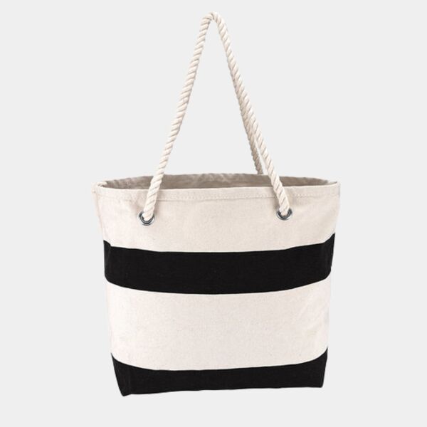 Cotton Resort Tote Bag with Rope Handle Thumbnail