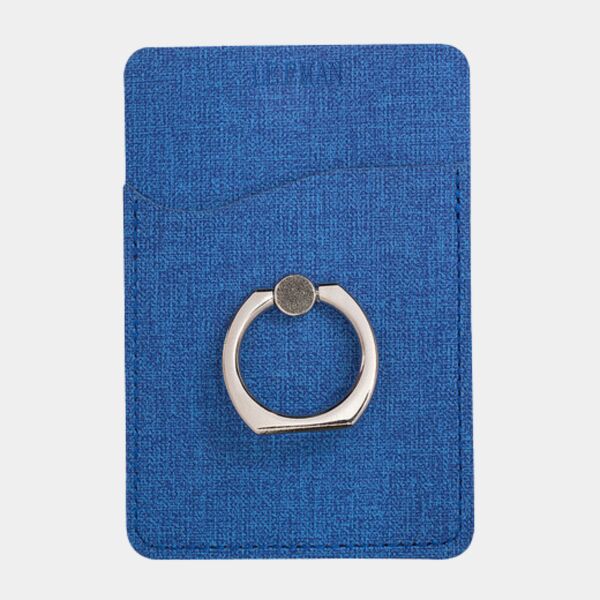 RFID Phone Pocket With Metal Ring Phone Stand Thumbnail