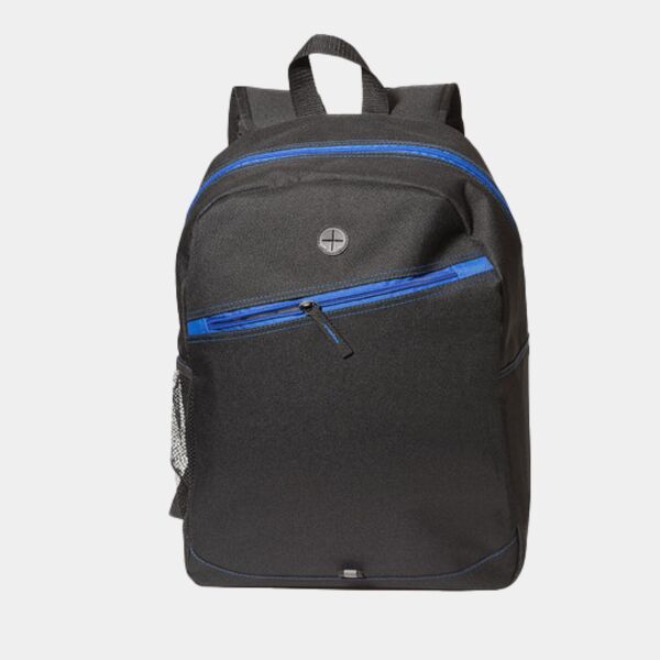 Front Zipper Color Laptop Backpack Thumbnail