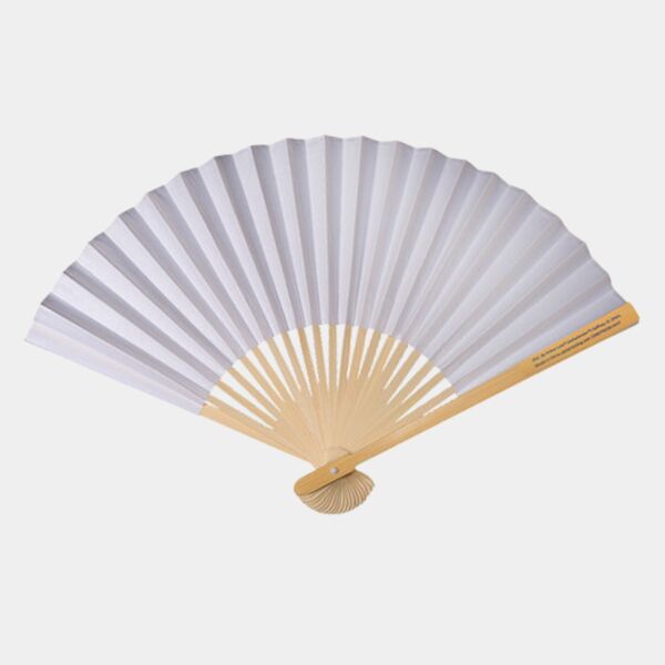 Bamboo Folding Handheld Fan Thumbnail