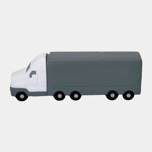 Semi-Trailer Truck Shape Stress Ball Thumbnail