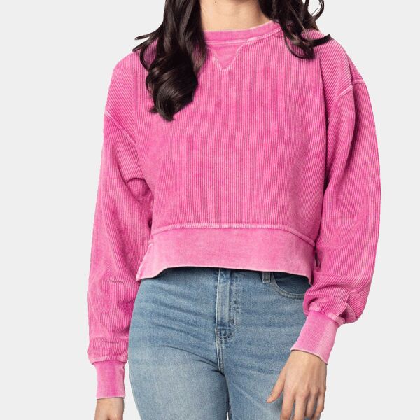 Ladies' Corded Boxy Pullover Thumbnail
