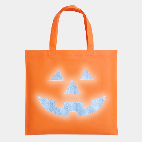 Halloween Pumpkin Reflective Tote Bag Thumbnail