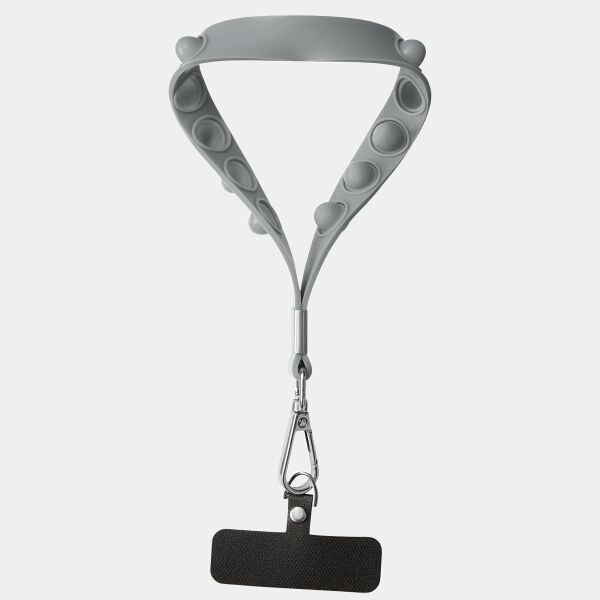 Push Pop Wrist Strap Keychain With Phone Holder Thumbnail