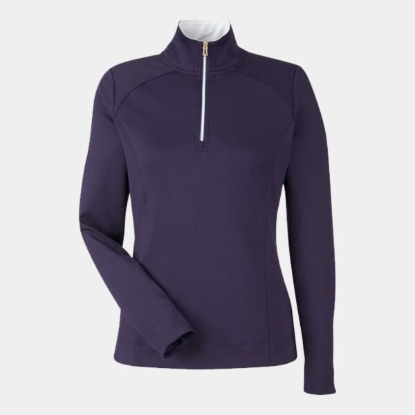 Ladies' Wells Quarter-Zip Tech Pullover Thumbnail