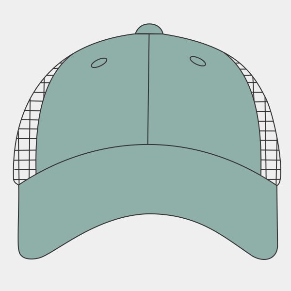 Heathered Cotton Polyester Trucker Cap Thumbnail