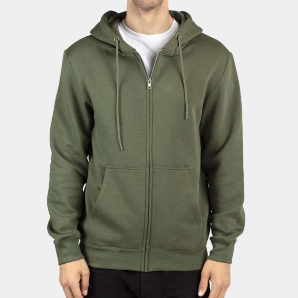 Unisex Fleece Full-Zip Hooded Sweatshirt Thumbnail