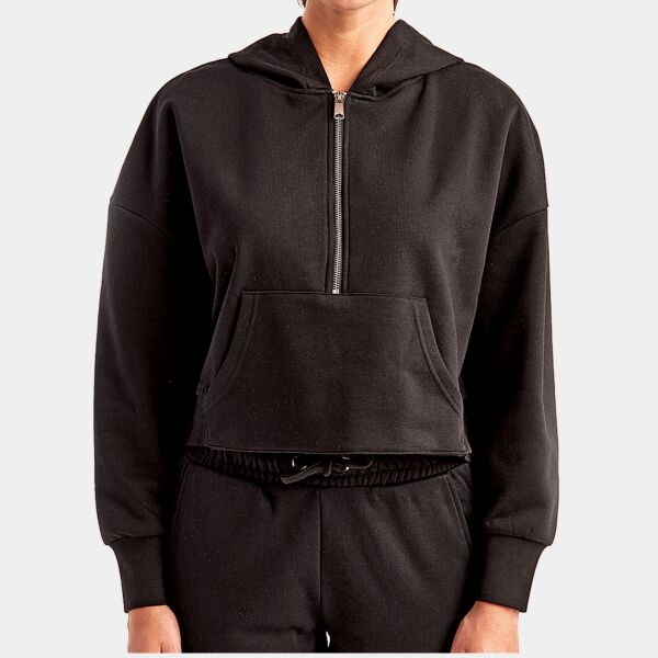 Women's Alice Half-Zip Hooded Sweatshirt Thumbnail