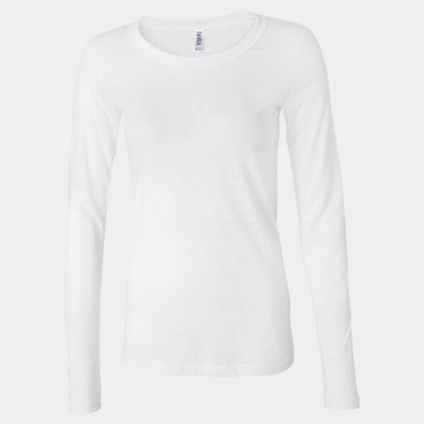 Women's Long Sleeve Burnout Tee Thumbnail
