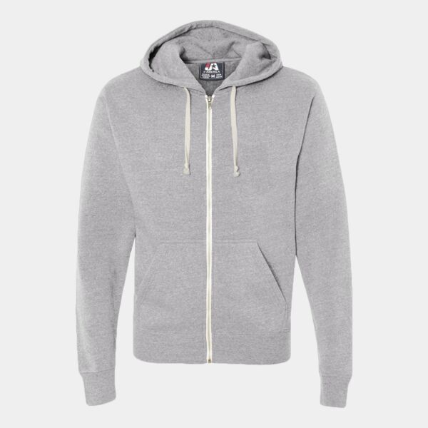 Men's Triblend Full-Zip Hooded Sweatshirt Thumbnail