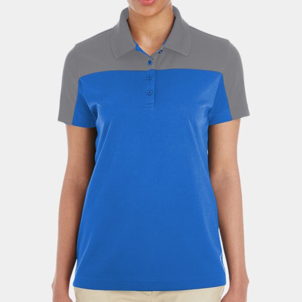 Ladies' Balance Colorblock Performance Piqué Polo Thumbnail