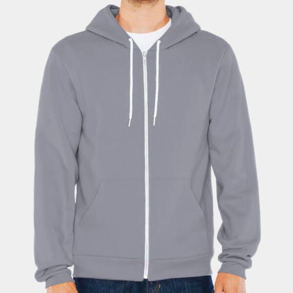 Unisex USA-Made Flex Fleece Full-Zip Hoodie Sweatshirt Thumbnail