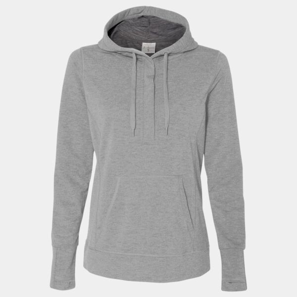 Women’s Omega Stretch Snap-Placket Hooded Sweatshirt Thumbnail