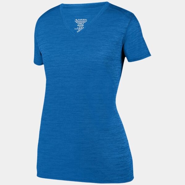 Women's Shadow Tonal Heather Training V-Neck T-Shirt Thumbnail
