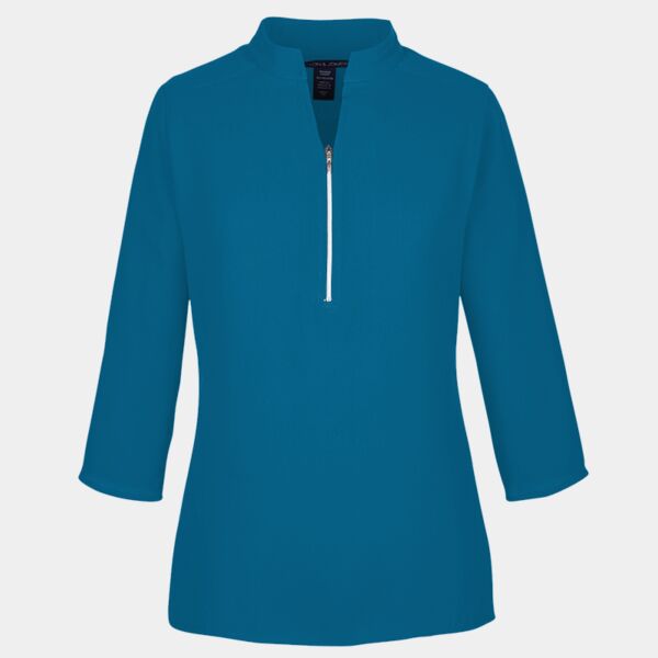 Ladies' Perfect Fit™  Three-Quarter Sleeve Crepe Tunic Thumbnail