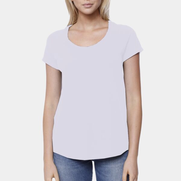 Ladies' CVC Loose Short-Sleeve Raglan Thumbnail