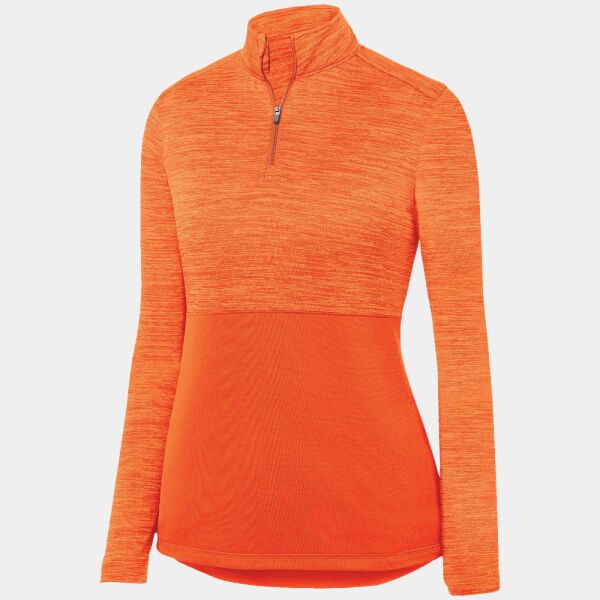 Ladies' Shadow Tonal Heather Quarter-Zip Pullover Thumbnail