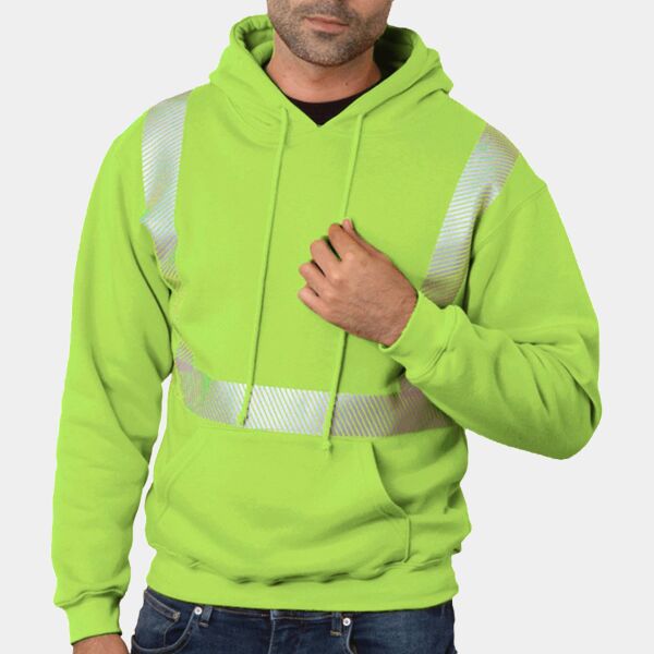 Unisex USA-Made High Visibility Hooded Sweatshirt Thumbnail
