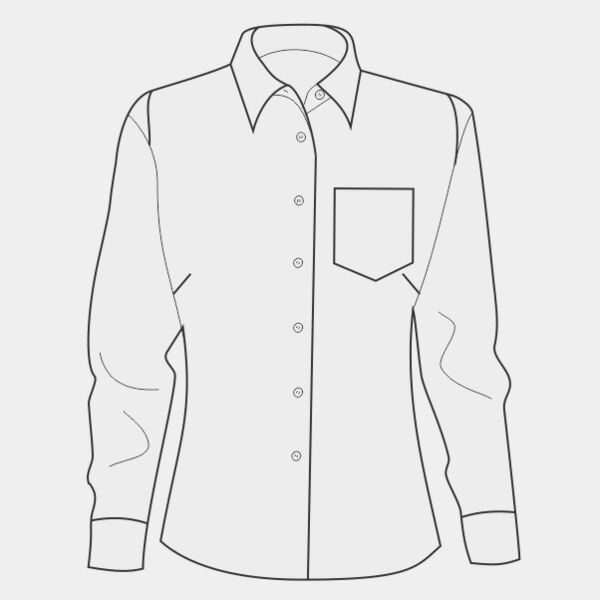 Women's Cotton/Poly Solid Point Collar Shirt Thumbnail