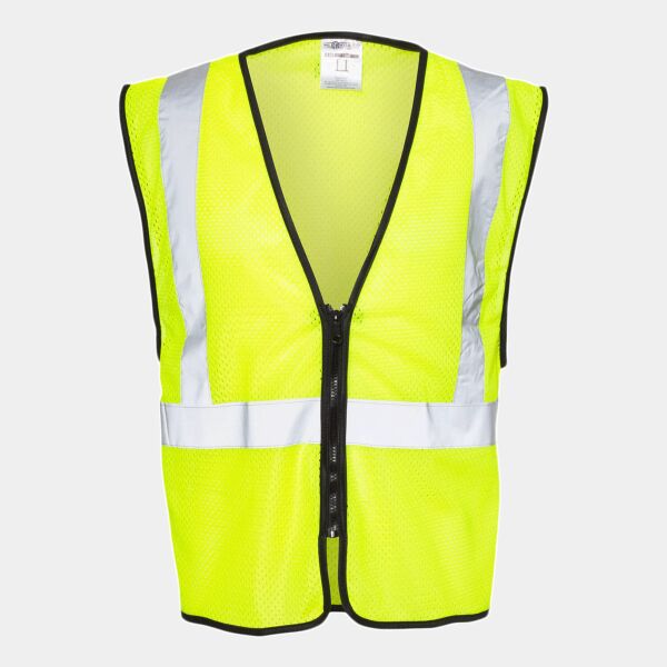 Unisex Zippered Mesh Economy Class 2 Vest Thumbnail