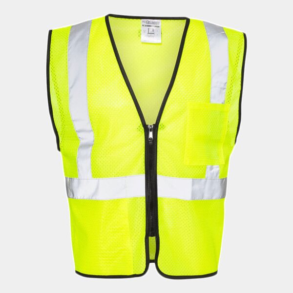 Unisex Double-Pocket Zippered Economy Class 2  Vest Thumbnail