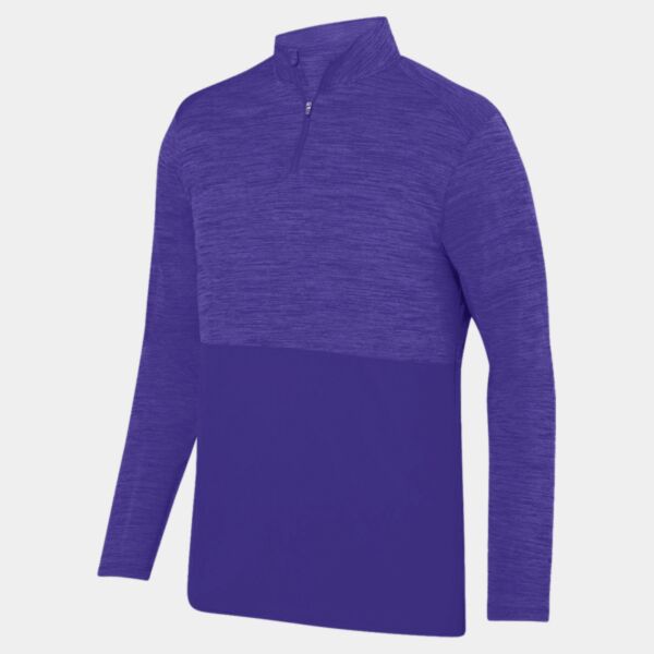 Men's Shadow Tonal Heather Quarter-Zip Pullover Thumbnail
