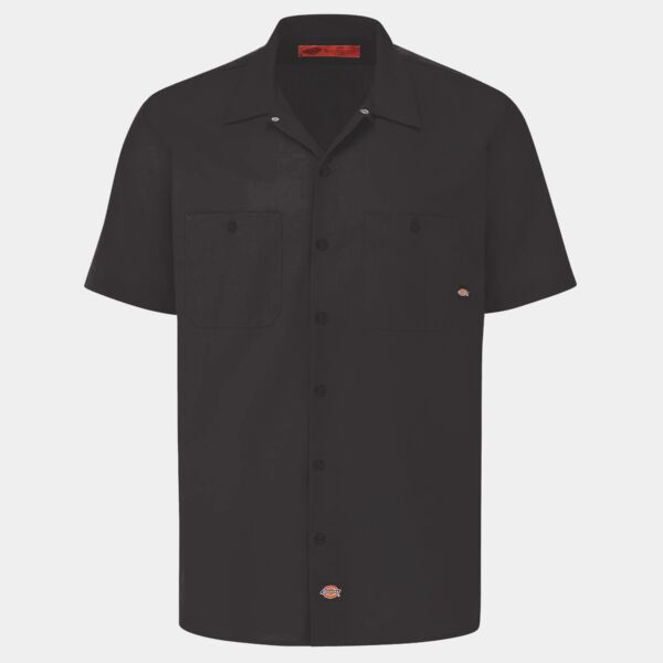 Men's Tall Industrial Short Sleeve Work Shirt Thumbnail