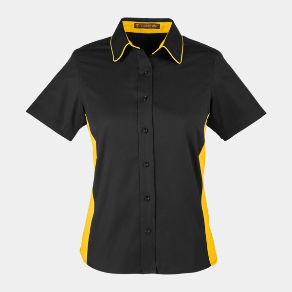 Ladies' Flash IL Colorblock Short Sleeve Shirt Thumbnail