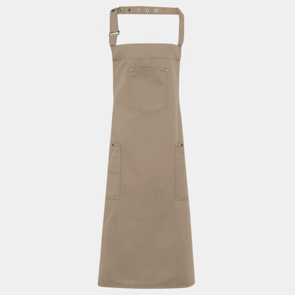 Unisex Cotton Chino Bib Apron Thumbnail