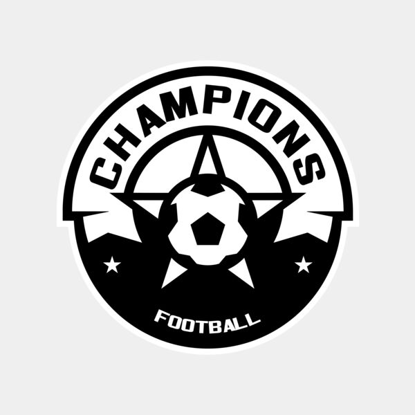 Champions Football logo template Thumbnail