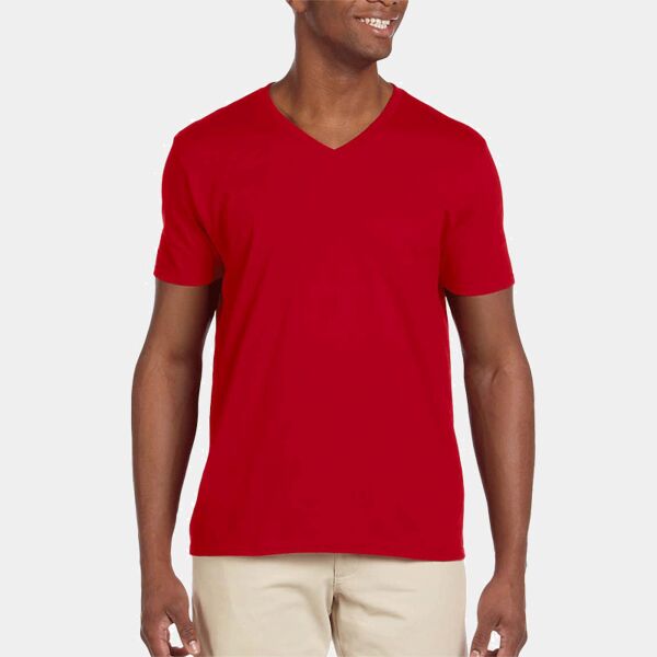 Softstyle® 4.5 oz. V-Neck T-Shirt Thumbnail