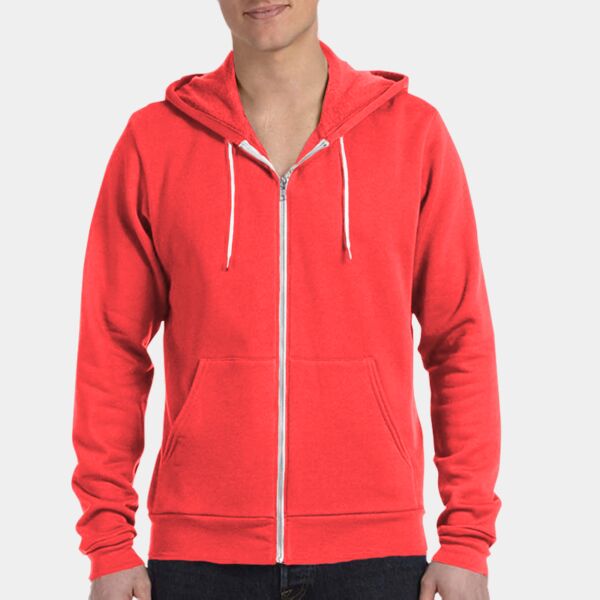 Unisex Poly-Cotton Fleece Full-Zip Hoodie Thumbnail