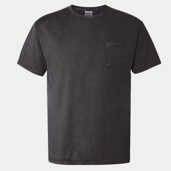Garment Dyed Short Sleeve T-Shirt With a Pocket Thumbnail