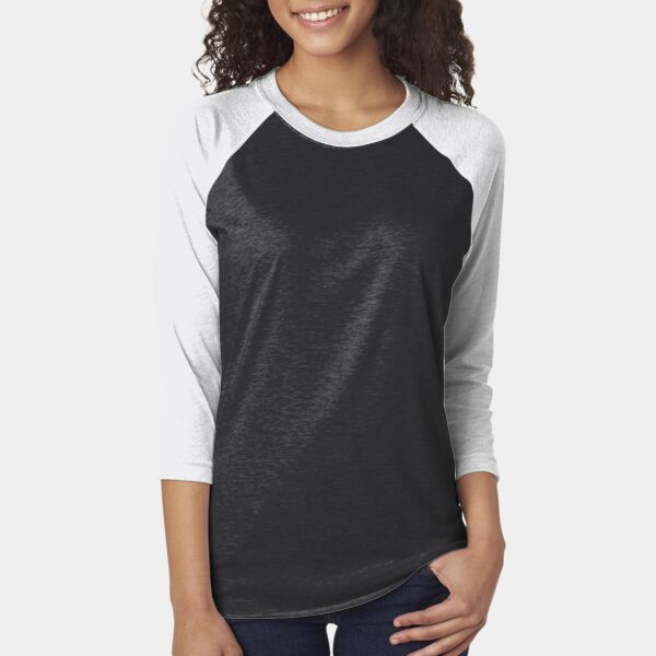 Unisex Triblend 3/4-Sleeve Raglan Thumbnail