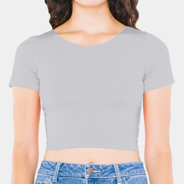 Ctn Spndx S/S Crop Top Thumbnail