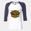 Ladies' Baby Rib Three-QuarterSleeve Contrast Raglan T-Shirt Thumbnail