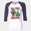 Ladies' Baby Rib Three-QuarterSleeve Contrast Raglan T-Shirt Thumbnail