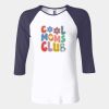 Ladies' Baby Rib Three-QuarterSleeve Contrast Raglan T-Shirt Thumbnail