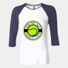 Ladies' Baby Rib Three-QuarterSleeve Contrast Raglan T-Shirt Thumbnail
