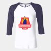 Ladies' Baby Rib Three-QuarterSleeve Contrast Raglan T-Shirt Thumbnail