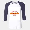 Ladies' Baby Rib Three-QuarterSleeve Contrast Raglan T-Shirt Thumbnail